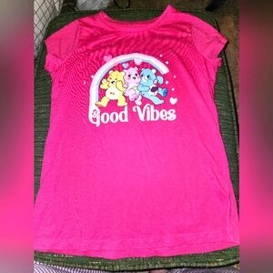CARE BEARS Pink, Kids Size XL, EUC